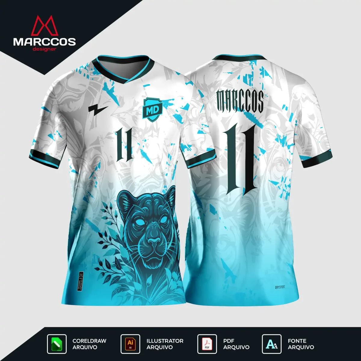Arte Camisa Interclasse Pantera Glimmer – 0320