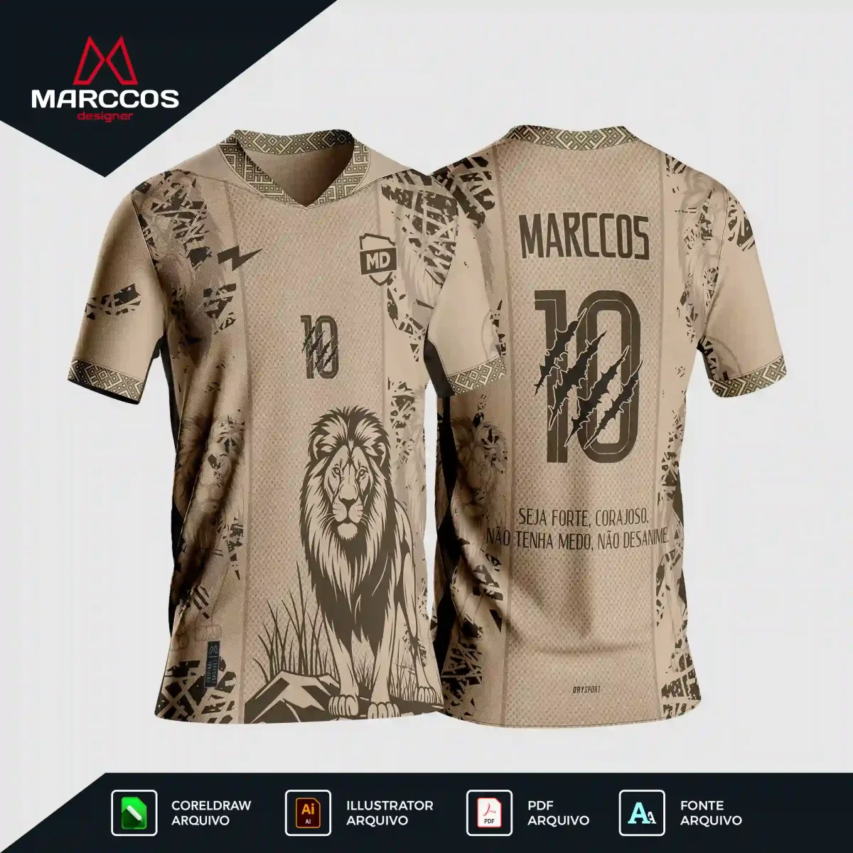 Arte Camisa Interclasse Leão Ridge – 0414
