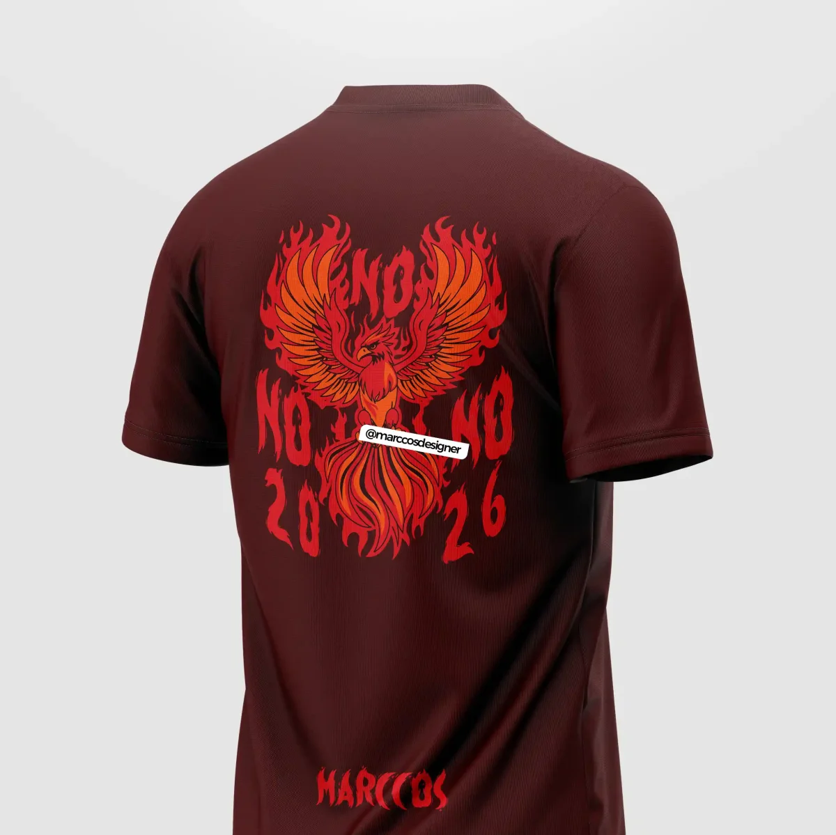 Arte Vetor Camisa Nono Ano Fênix Fogo – MD155 - Image 5