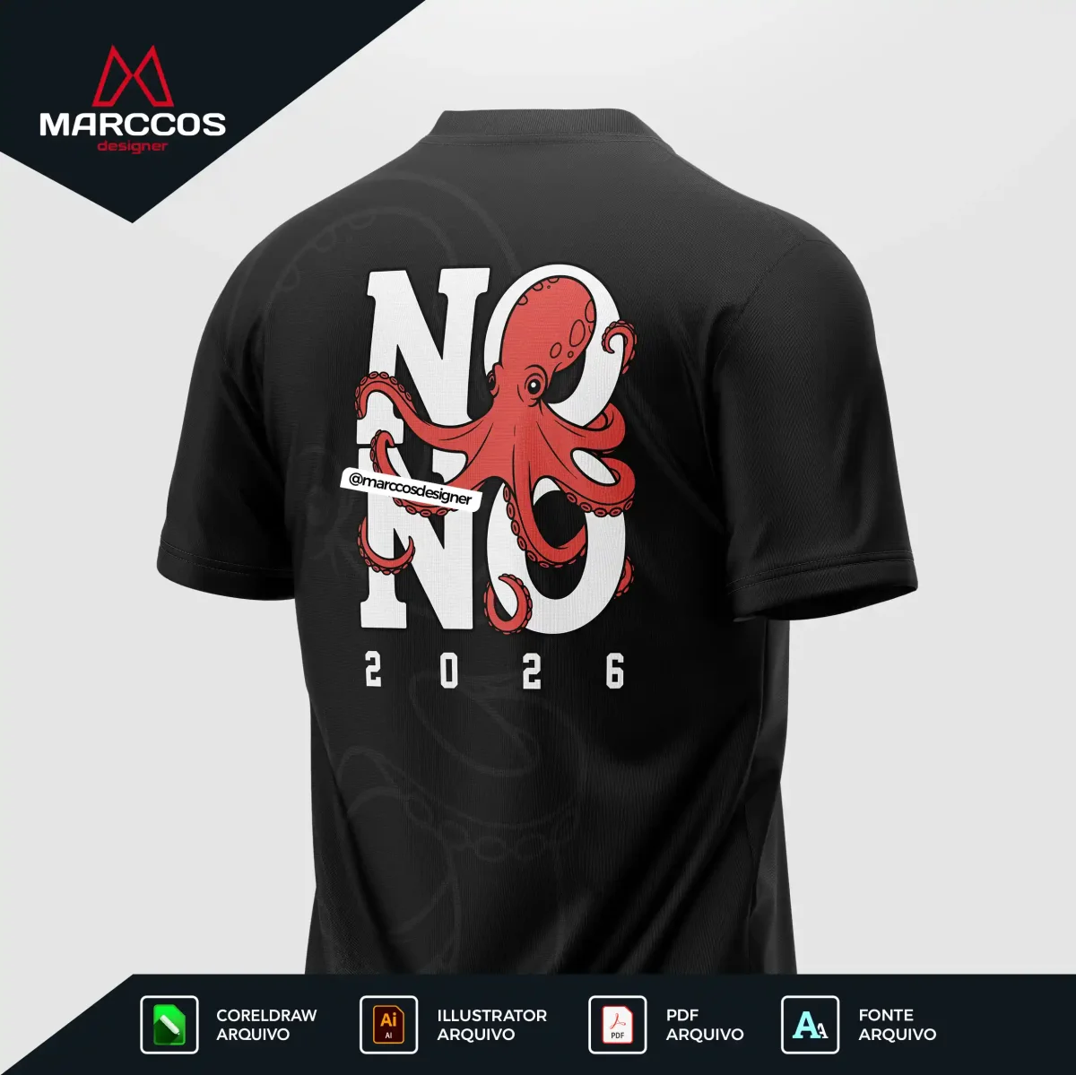 Arte Vetor Camisa Nono Ano Polvo – MD119