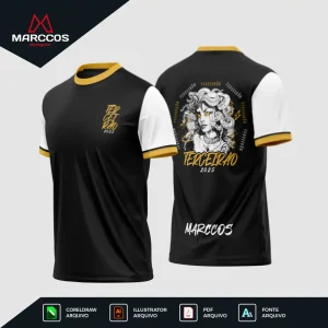 Arte Vetor Camisa Terceirão Medusa – MD034