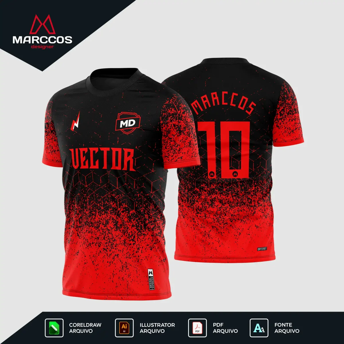 Arte Camisa Futebol Padrão – 0139