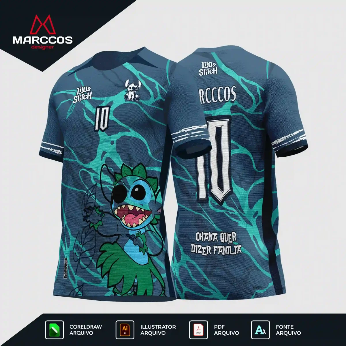 Arte Camisa Interclasse Stitch – 0369 - Image 2