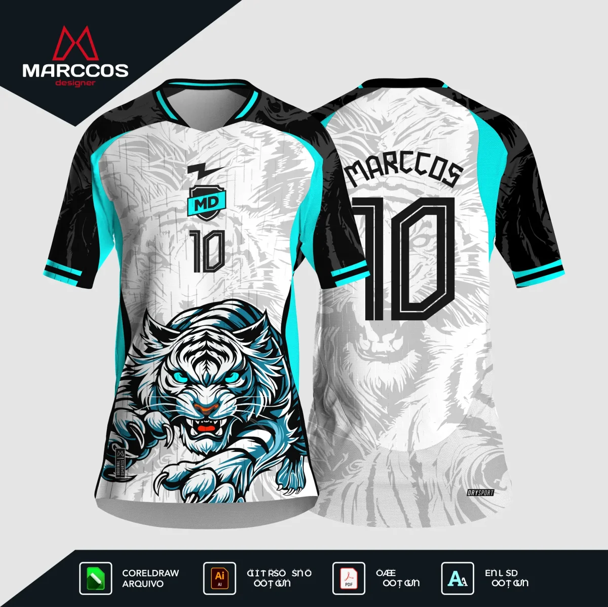 Arte Camisa Interclasse Tigre Strifos – 0138