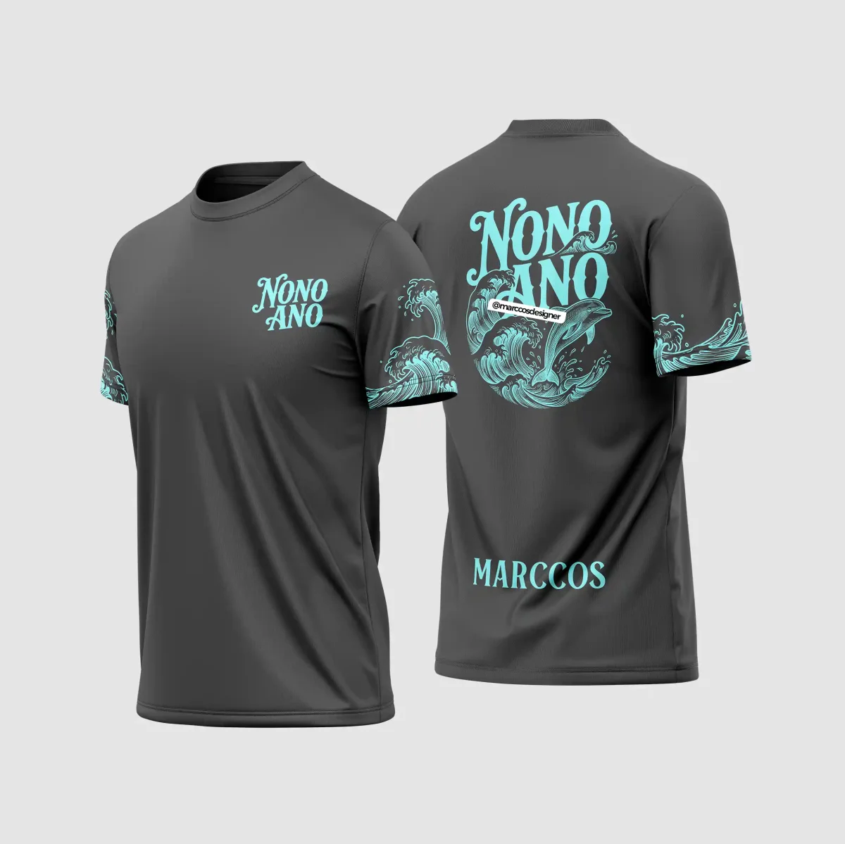 Arte Vetor Camisa Nono Ano Golfinho – MD124 - Image 4