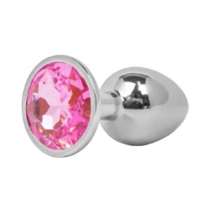 Plug Anal de Aço com Joia – Pequeno