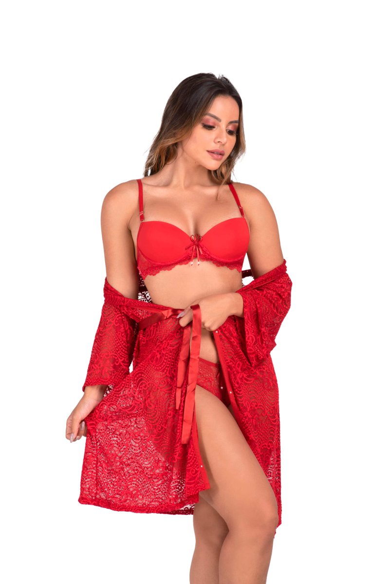 Robe de renda vazada – Bruna - Image 9