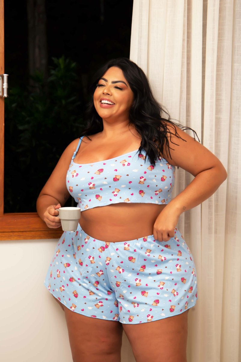 Baby Doll em Suede Estampado Plus Size – Virgínia - Image 9
