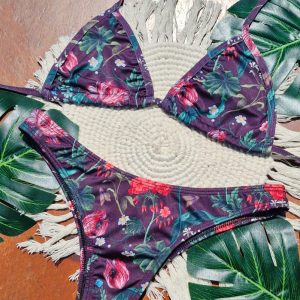 Biquíni Cortininha Estampado – Flores
