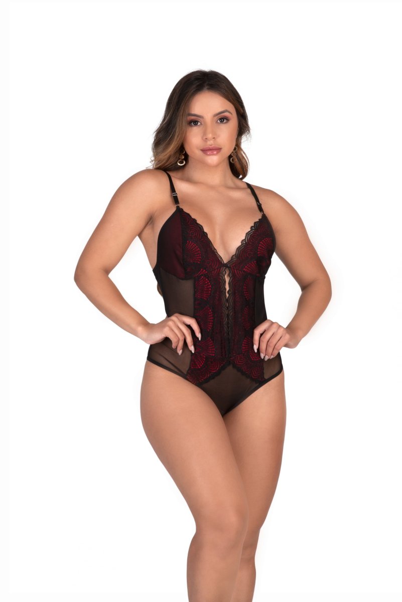 Body sensual em tule e renda – Amanda