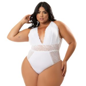 Body Feminino Plus Size Decotado – Tainara