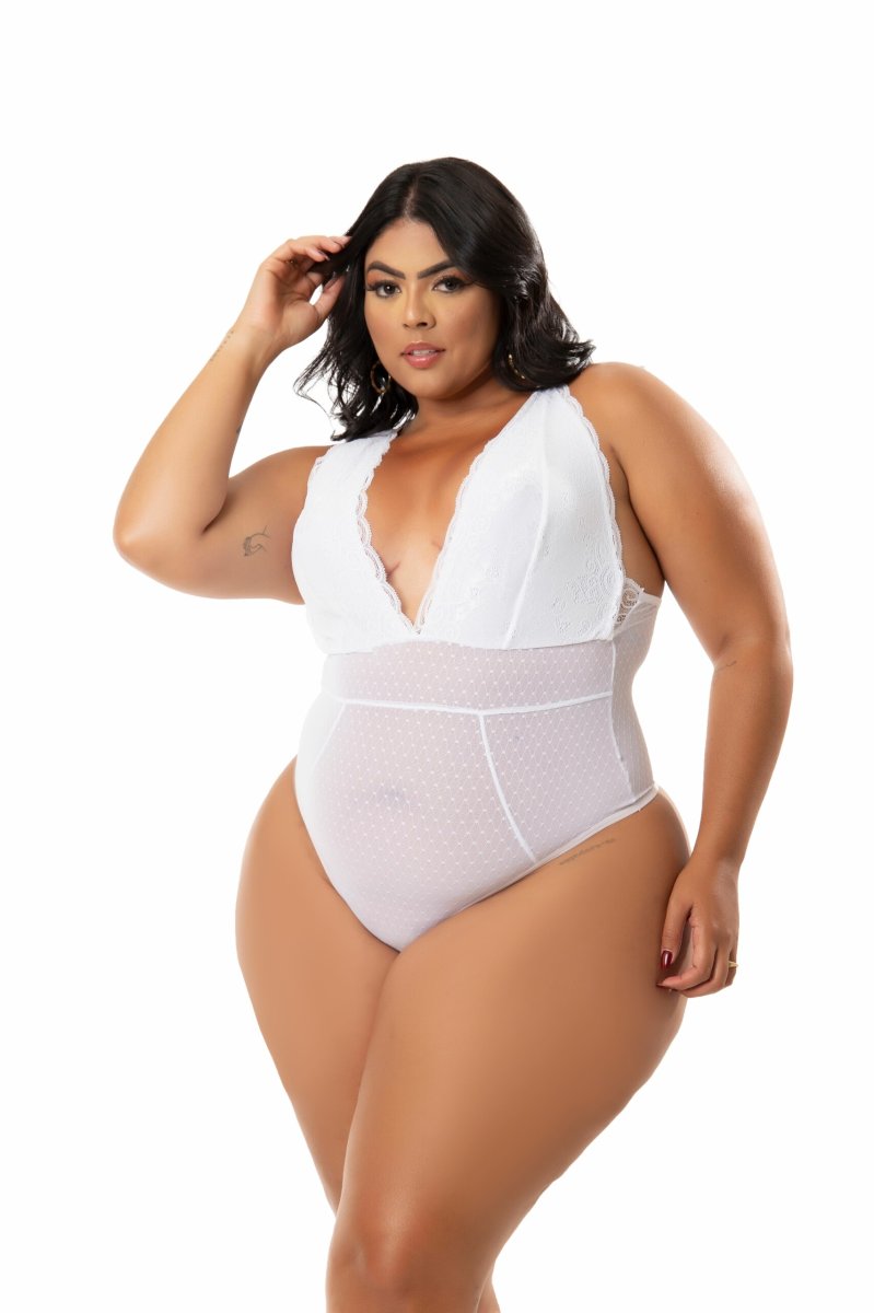 Body Plus Size Renda e Tule – Tainá - Image 6