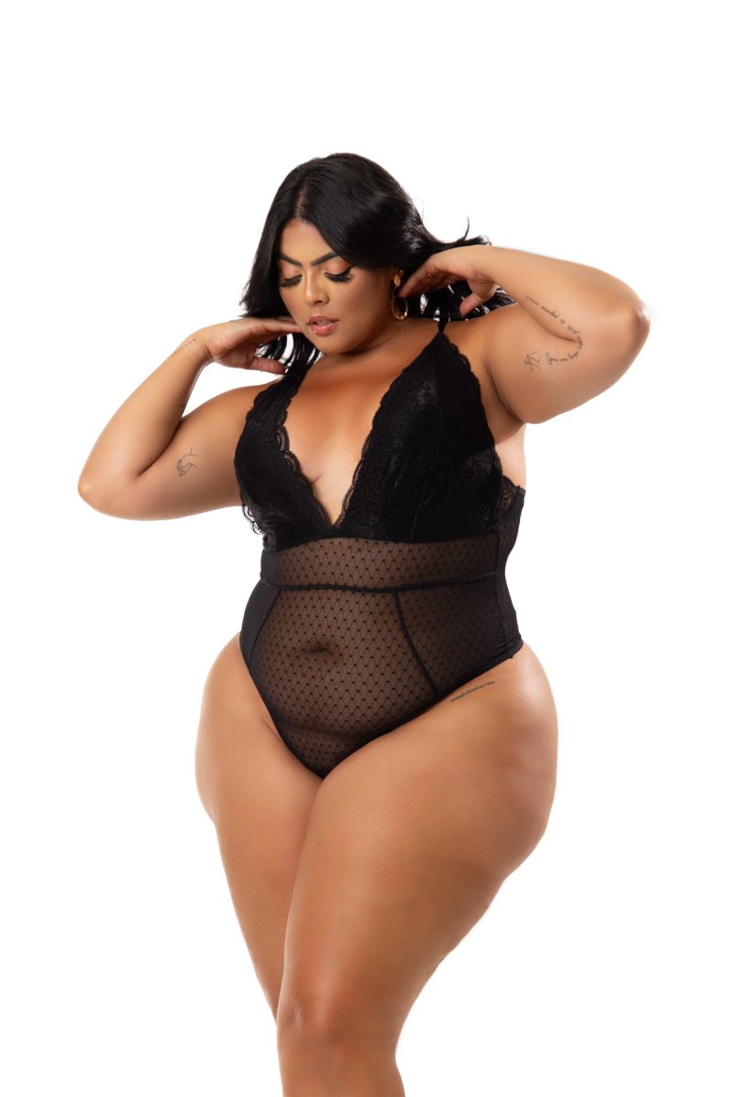 Body Plus Size Renda e Tule – Tainá - Image 4