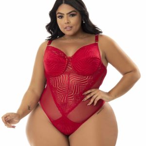 Body Sexy com Renda Plus Size – Helena