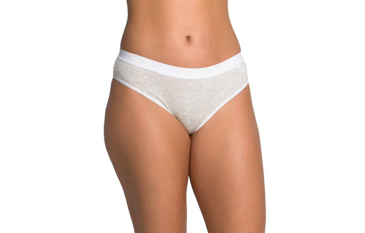 Calcinha em Algodão Estampado com Elástico Conforto – Helena - Image 2