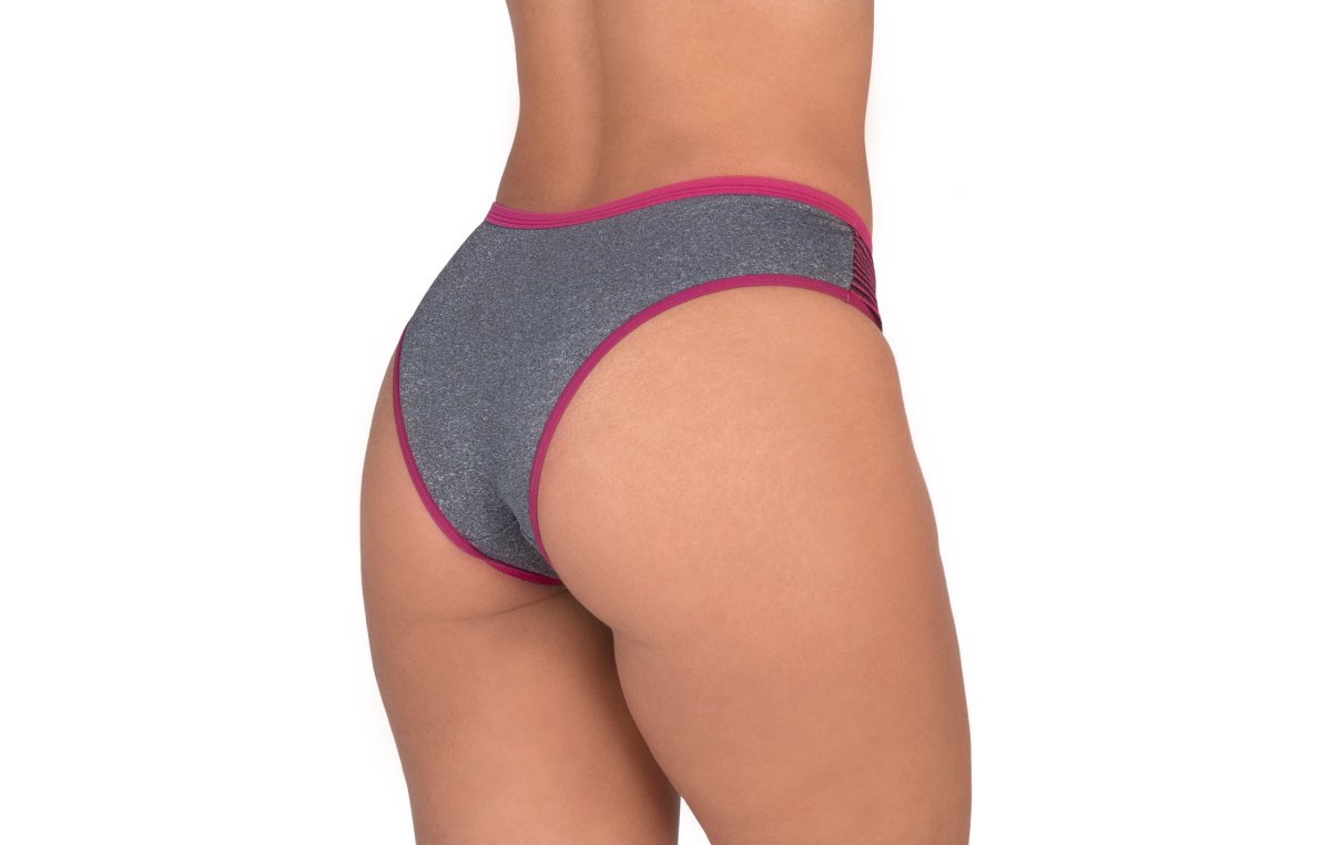 Calcinha conforto em microfibra listrada – Fabiana - Image 3