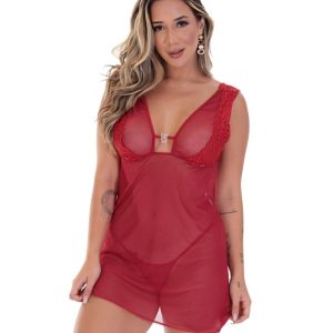 Camisola sensual com calcinha – Lidia