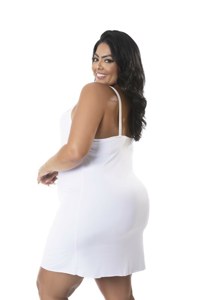 Camisola em microfibra rendada – Leandra - Image 3