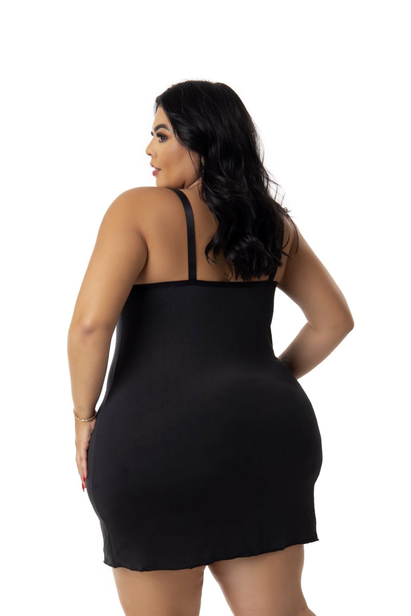 Camisola em microfibra rendada – Leandra - Image 7