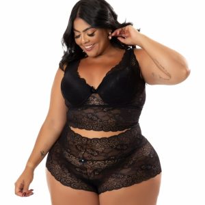 Conjunto Calesson de Renda Plus Size – Anita