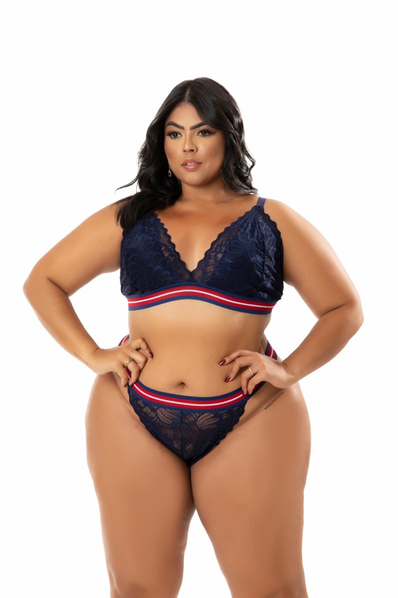 Conjunto de renda Plus Size – Juleila - Image 2