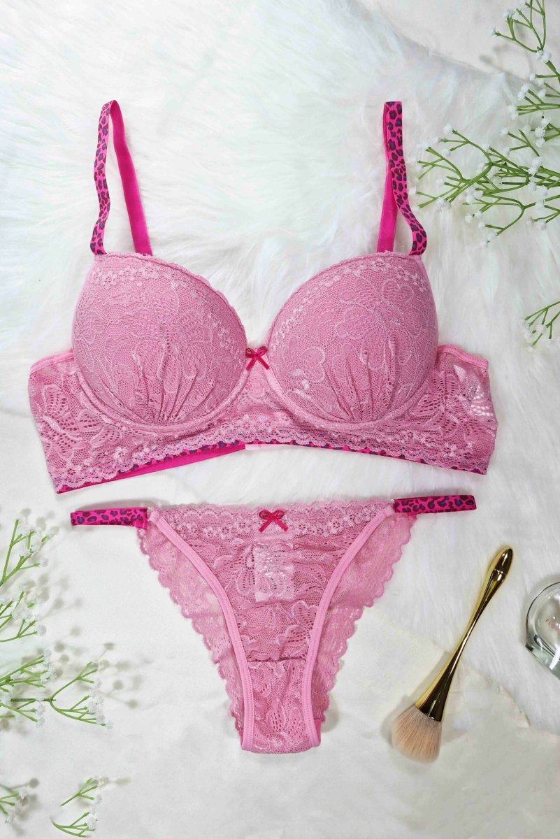 Conjunto de Bojo com Renda e Alça Animal Print – Marileia - Image 5