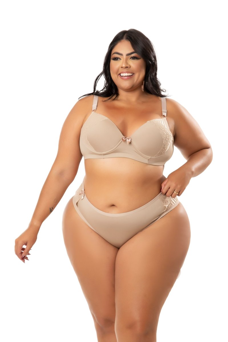 Conjunto Plus Size em Microfibra – Jamille - Image 4
