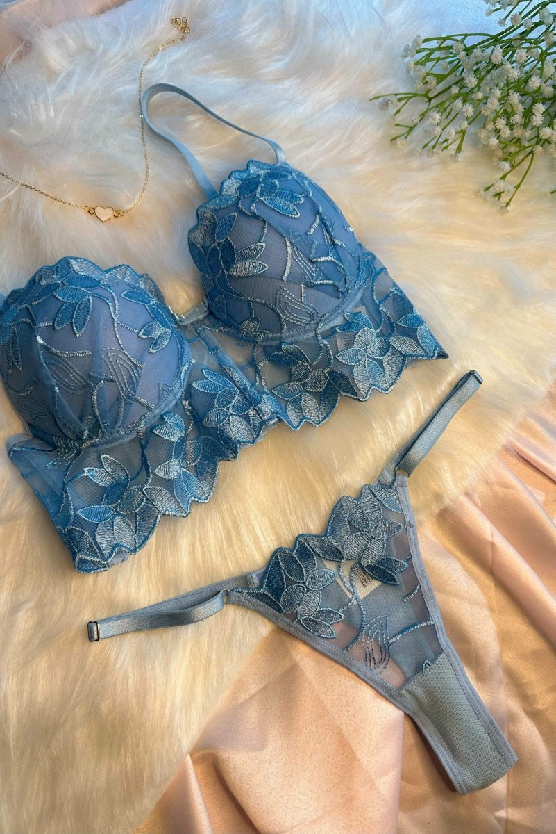 Lingerie Sensual em Tule Bordado – Wendy - Image 6