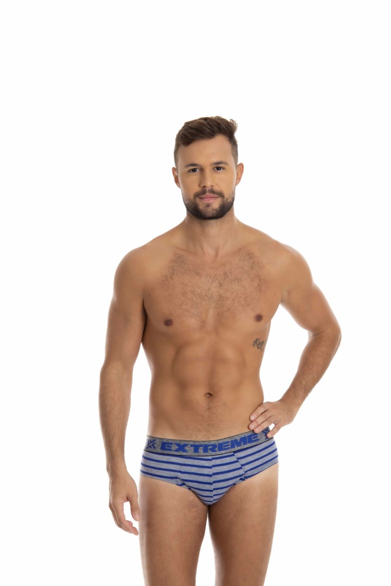 Cueca slip viscolycra listrada – Nelson - Image 6