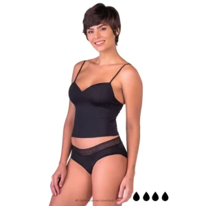 Cueca menstrual de algodão Lelambu® Elegance