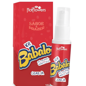 Gel Excitante Ice Babaloo 15g – Sabor Cereja