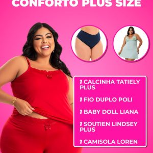 Kit Conforto Plus Size – 5 Produtos