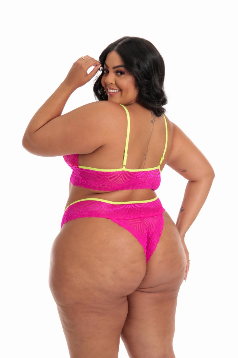 Lingerie Plus Size Neon – Tuane - Image 3