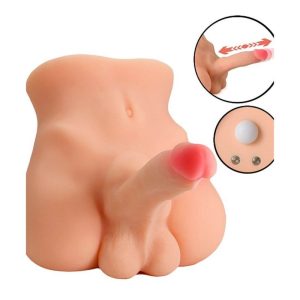 Homem Meio Corpo em CyberSkin – Pênis e Ânus com Vai e Vem