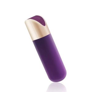 Mini Bullet em ABS com Vibrador Recarregável – 10 Modos
