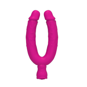 Pênis Duplo com Vibro – Flexible ALWUP