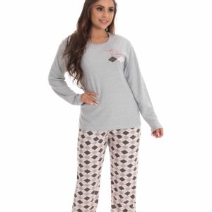 Pijama Mescla Canelado