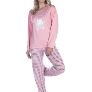 Pijama Suede Listrado