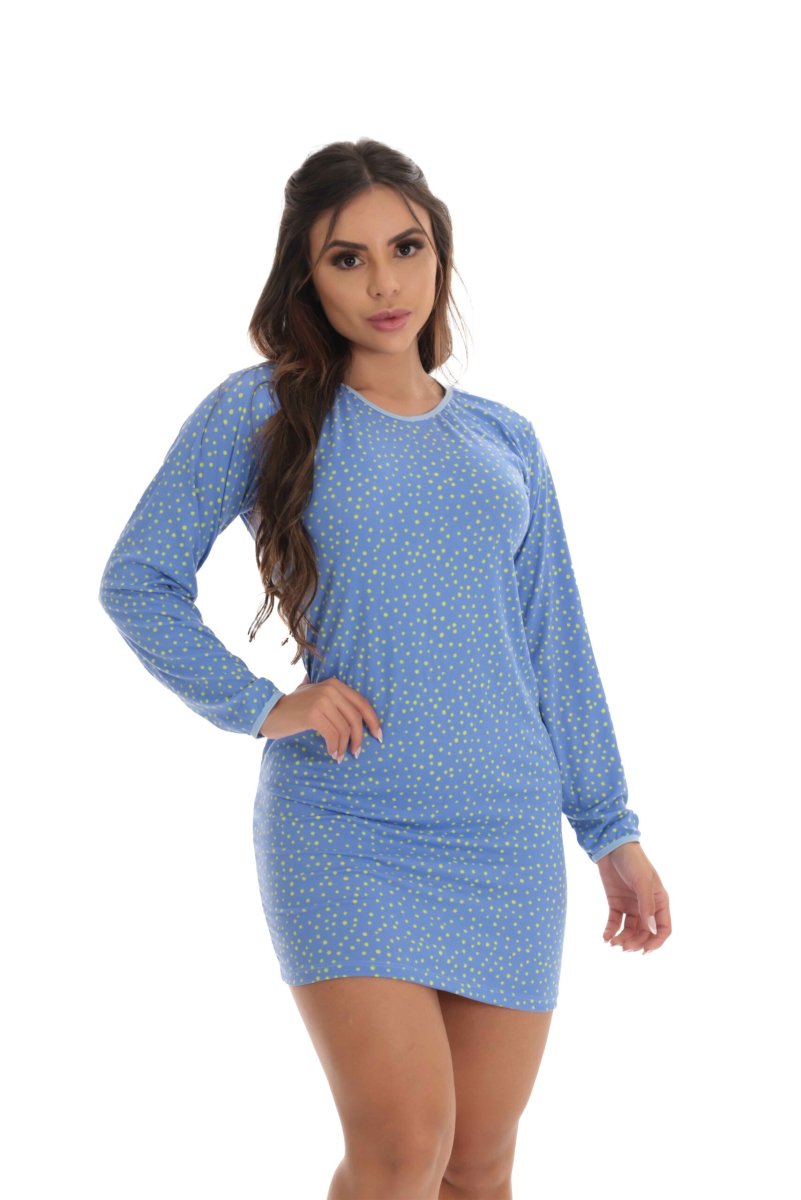 Pijama Vestido Estampado – Eliane - Image 6