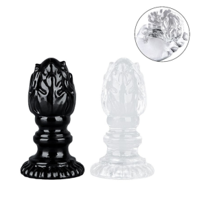 Plug Anal em Silicone c/ Textura – 10,5×4,0cm