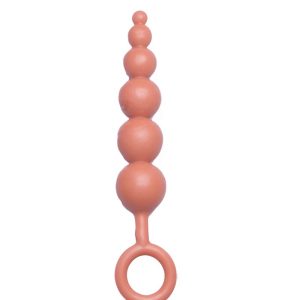 Plug Ball Anal Desejo 6 Bolas – Natural