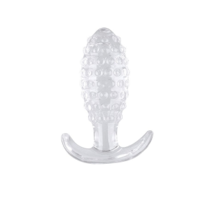 Plug Anal em Silicone c/ Textura de Bolinha – 12,0×4,0cm