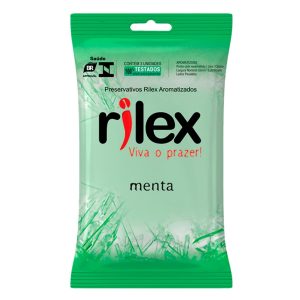 Preservativo Rilex Sachê com 3 Unidades – Menta