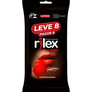 Preservativo Rilex Sensitive – Leve 8 e Pague 6