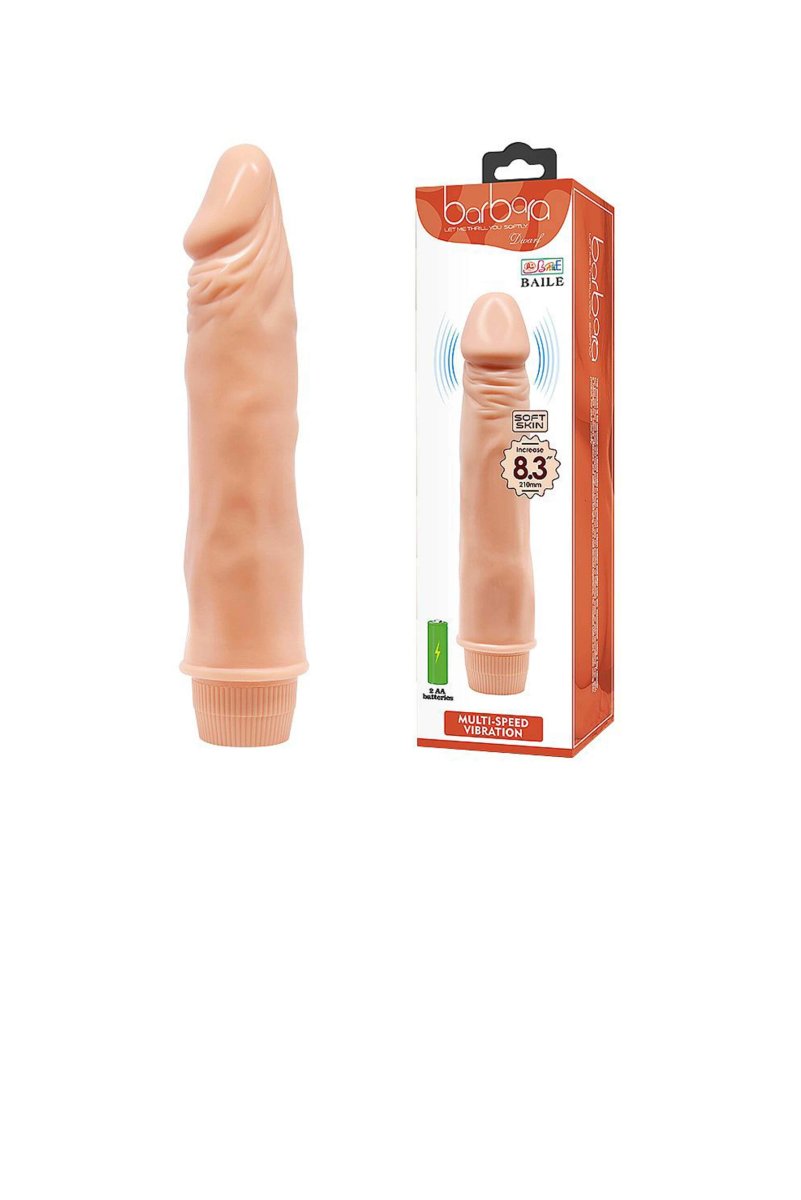 Prótese Peniana Realística com Vibro 21,5×4,0cm