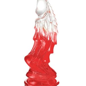 Plug Anal Master em Silicone Colorido Dildo 22,0cm X 6,7cm – Vermelho