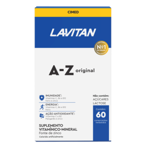 Suplemento Vitamínico LAVITAN A-Z Original – 60 Comprimidos