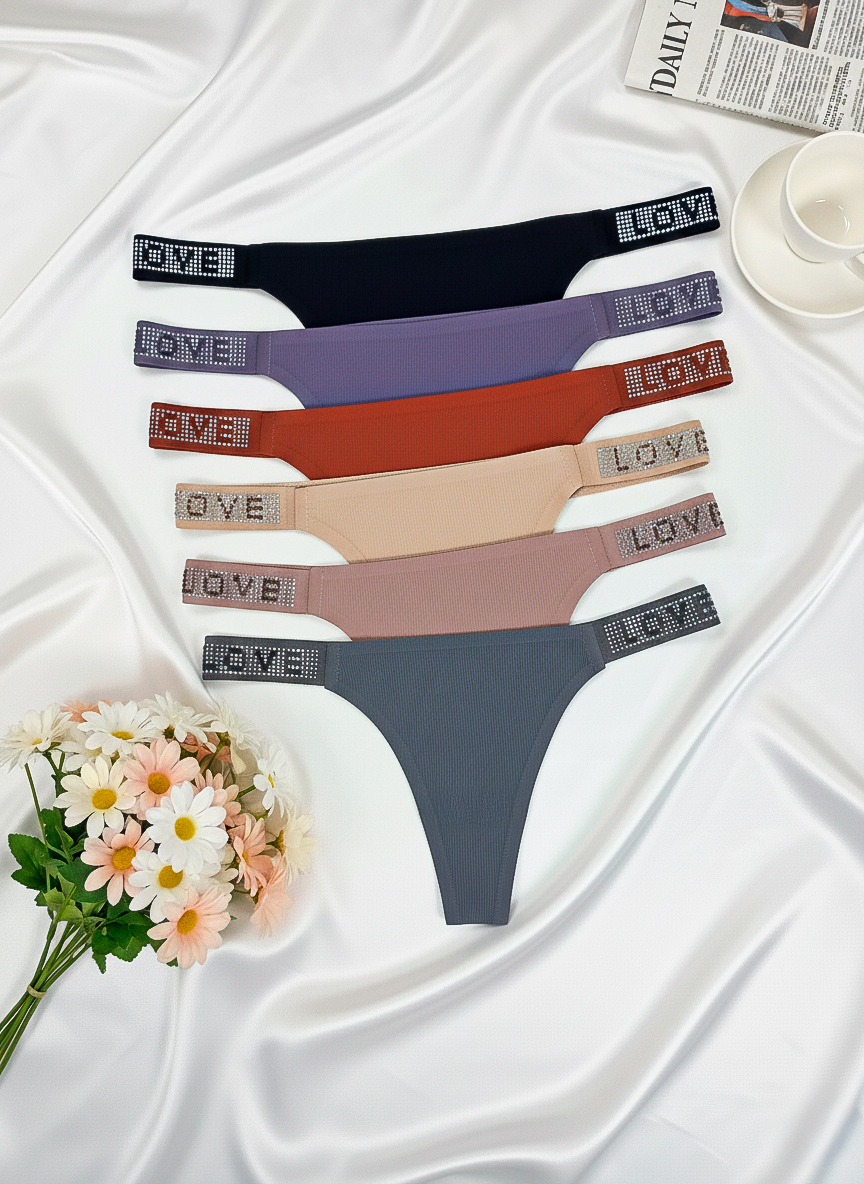 Tanga Sem Costura Canelada – Secret Love