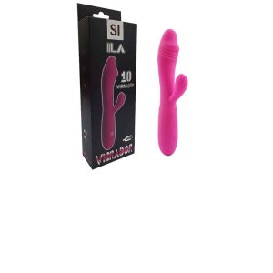 Vibrador em Silicone de Ponto G e Clitóris Recarregável