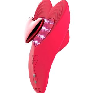 Vibrador de Calcinha Red Heart com App para Longa Distância